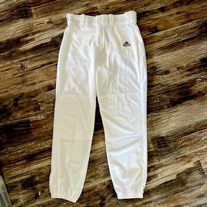 Adidas White Baseball Pants